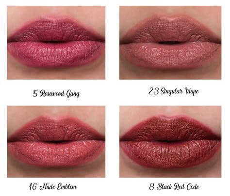 ysl tatouage couture swatches|ysl matte lip stain.